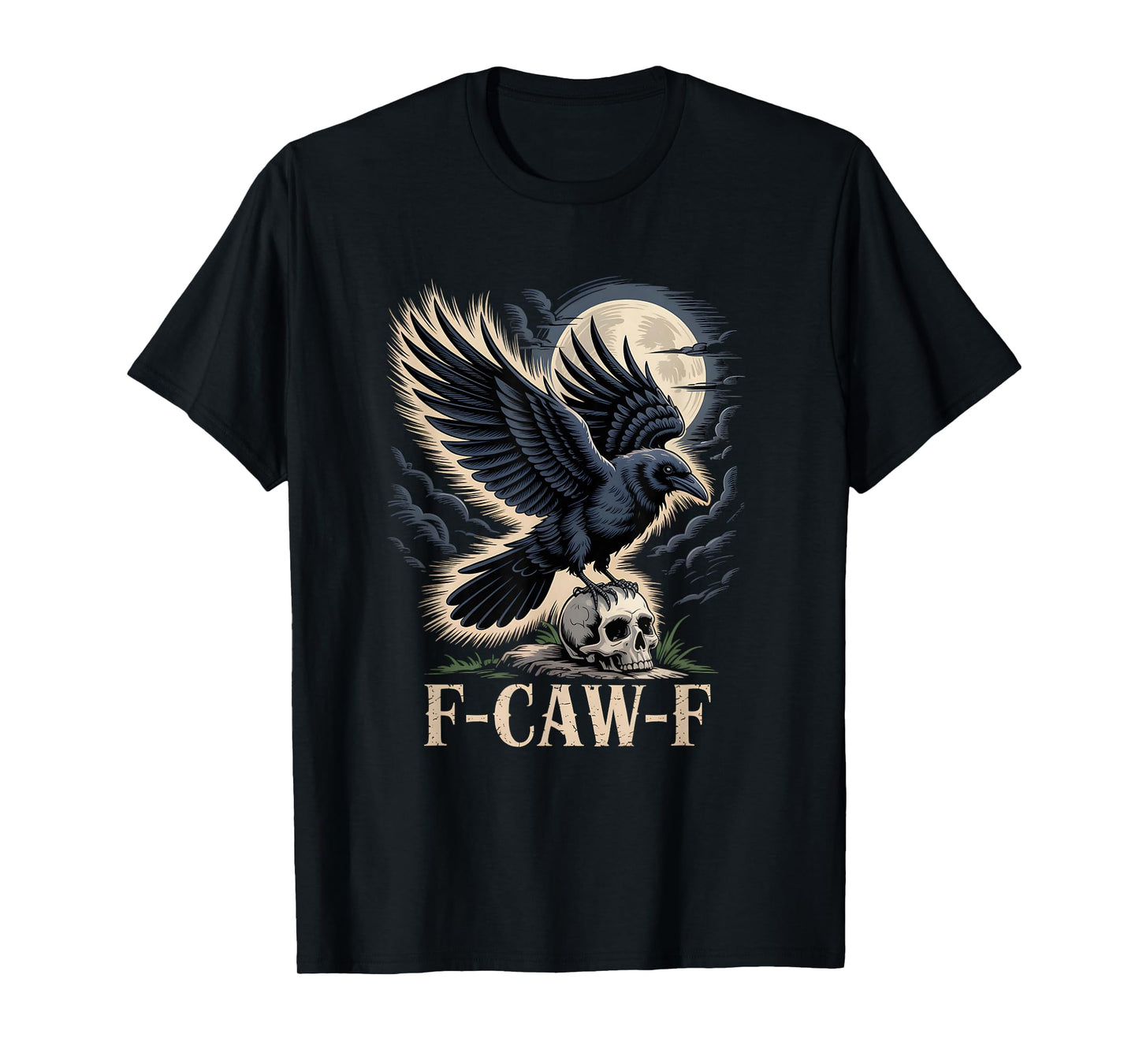 F-Caw-F Crow Halloween T-Shirt