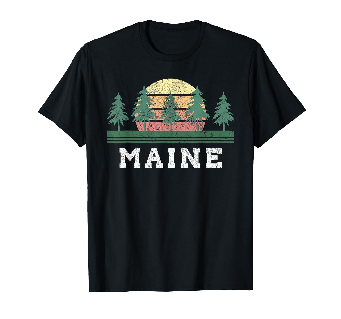 Maine Retro Vintage Gift Men Women Kids T-Shirt