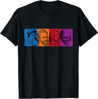 Ninja Artist Renaissance Michelangelo Leonardo Donatello T-Shirt