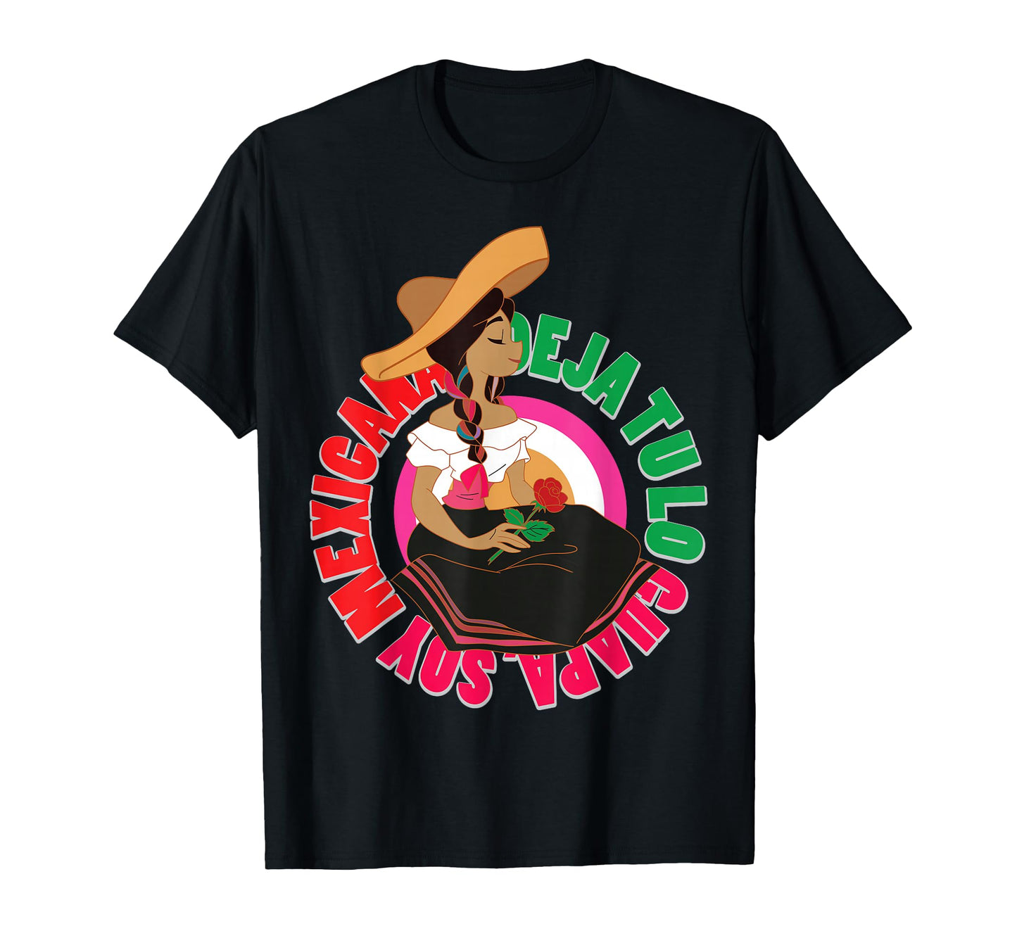 Viva Mexico Independence Day Women Girl Doll Mexican Flag T-Shirt