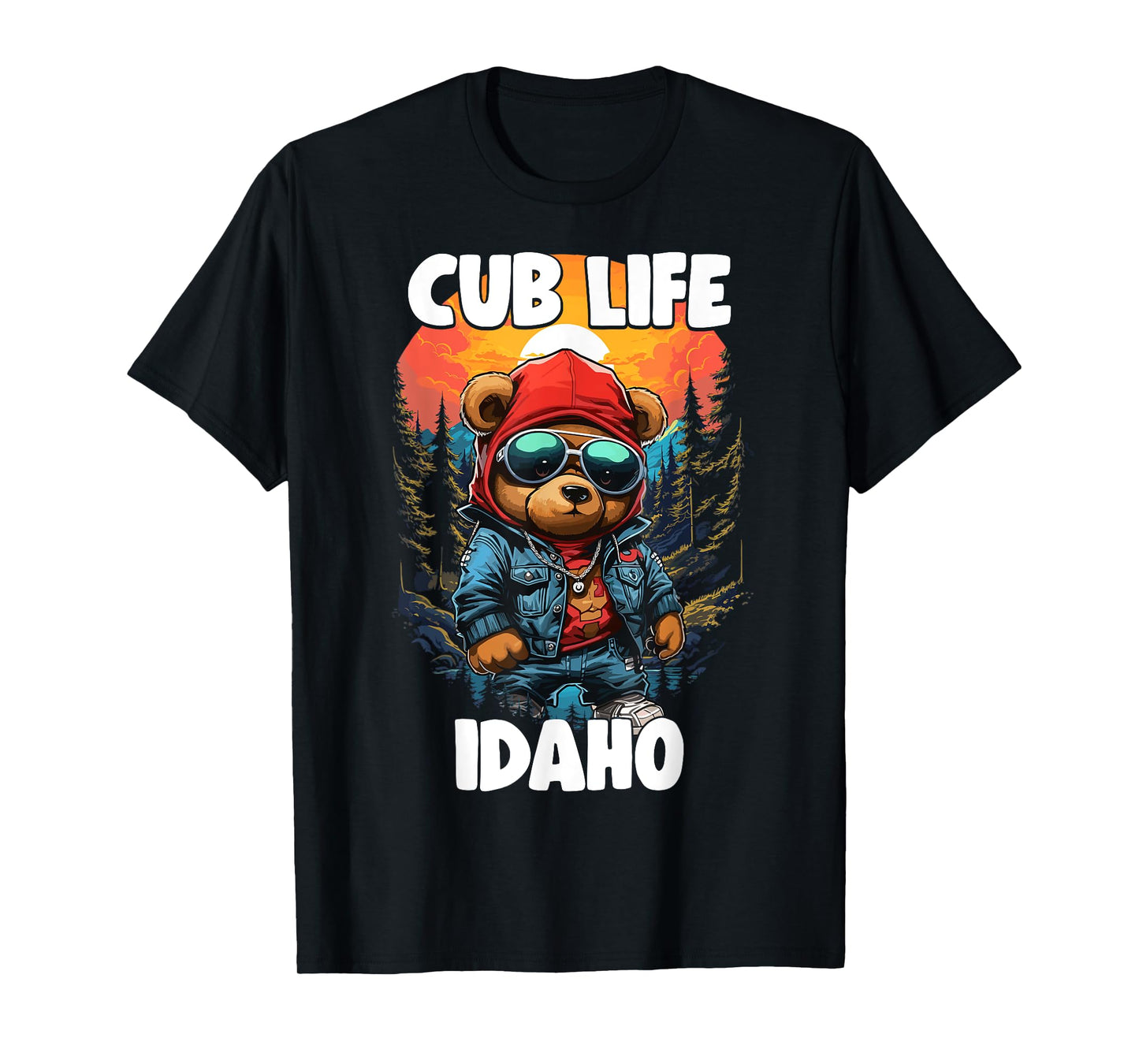Idaho Grizzly Brown Bear Cub Tshirt For Kids Women T-Shirt