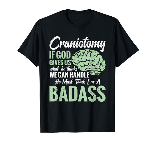 Craniotomy Warrior Surgery Recovery Items Brain Surgery T-Shirt