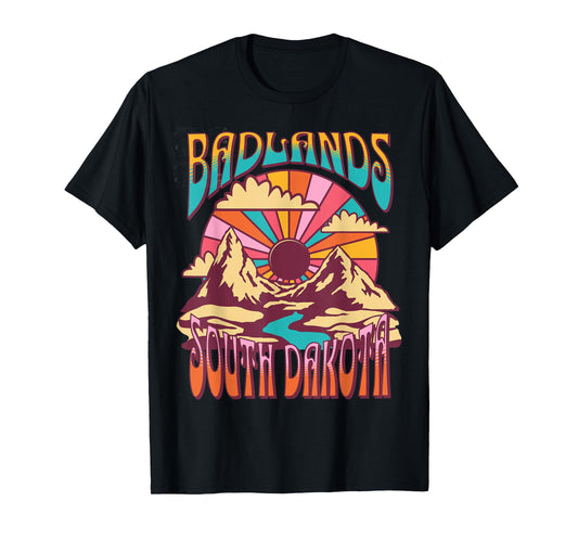 Badlands South Dakota Nature Hiking Mountains Outdoors T-Shirt