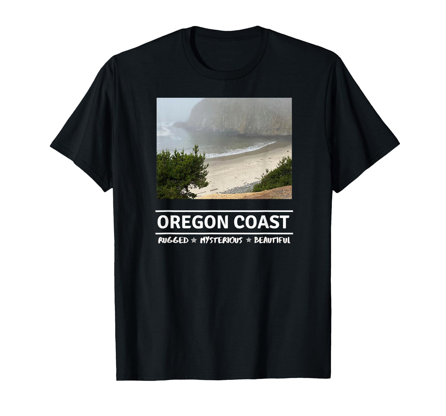 Oregon Coast, Rugged, Mysterious, Beautiful. T-Shirt