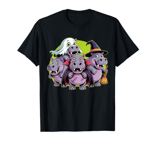 Cute Hippo Halloween Costume for Boys & Girls T-Shirt