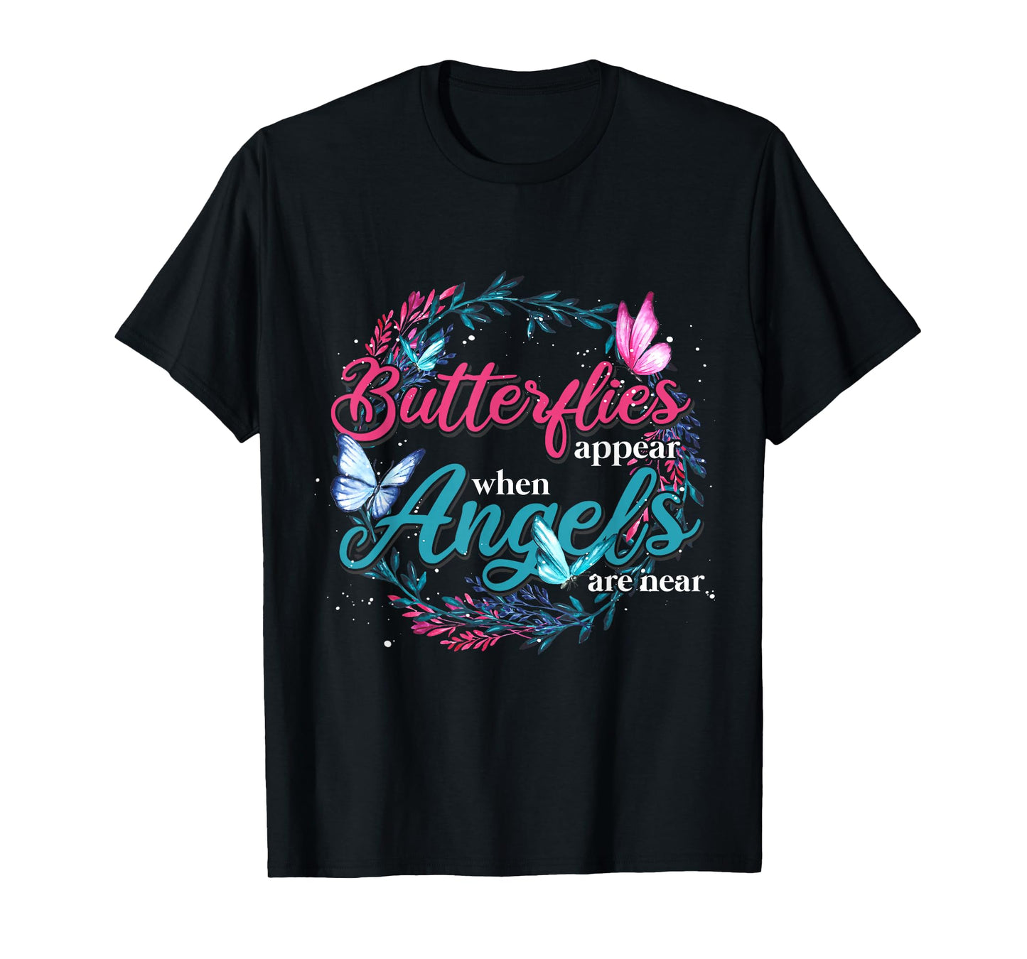 Angel Butterflies Gift Idea Butterfly T-Shirt