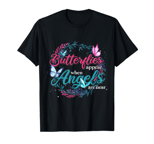 Angel Butterflies Gift Idea Butterfly T-Shirt