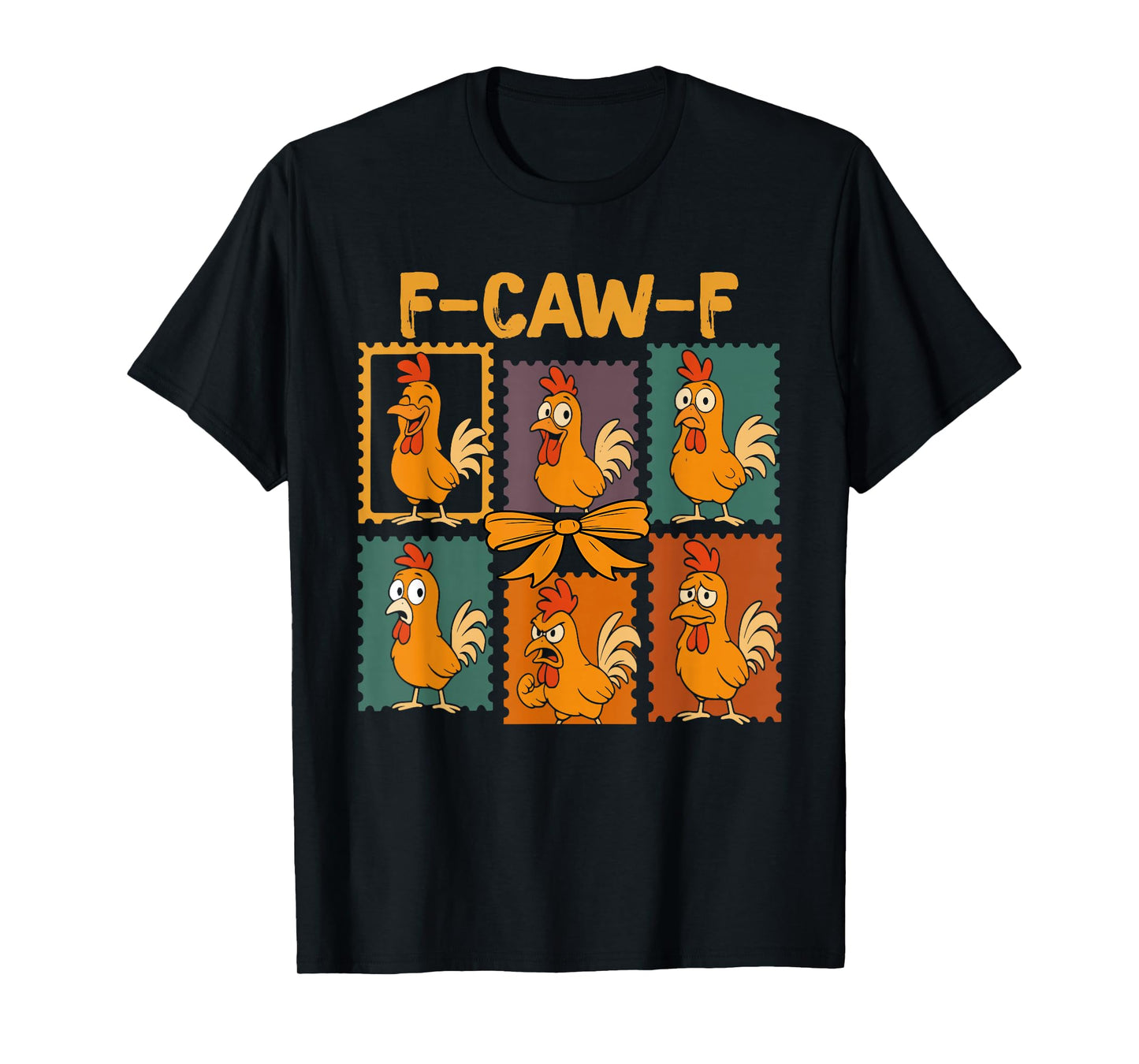 F-Caw-F Funny Chicken Humor Rooster F-Caw-F Meme Halloween T-Shirt
