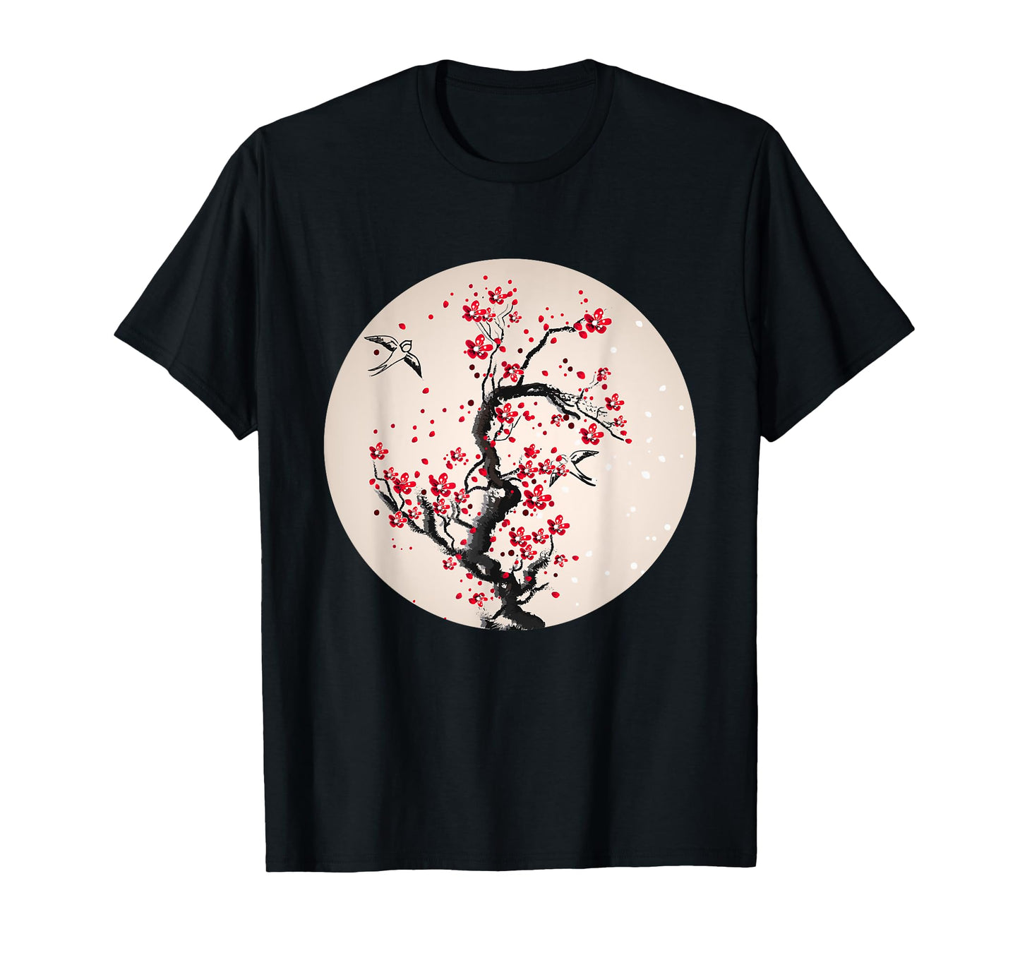 Watercolor Cherry Blossom Tree Tshirt T-Shirt