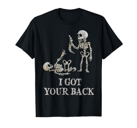 I Got Your Back Halloween Skeleton T-Shirt