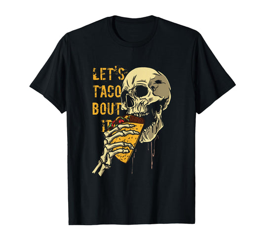 Amazing Spooky Creepy Halloween Taco Skeleton T-Shirt