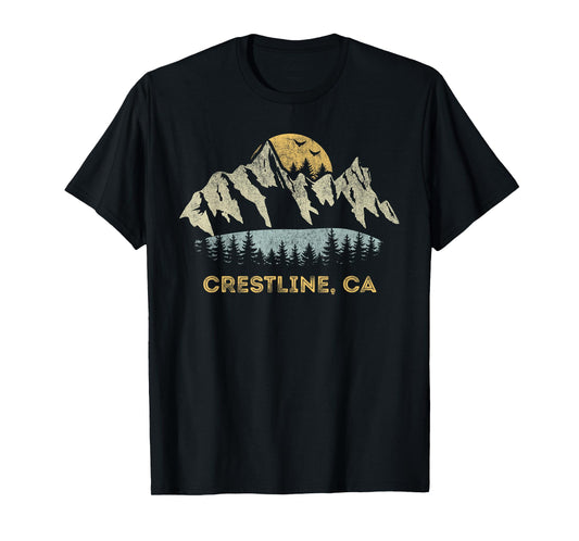 Crestline California Mountain Sunset Sunrise CA T-Shirt