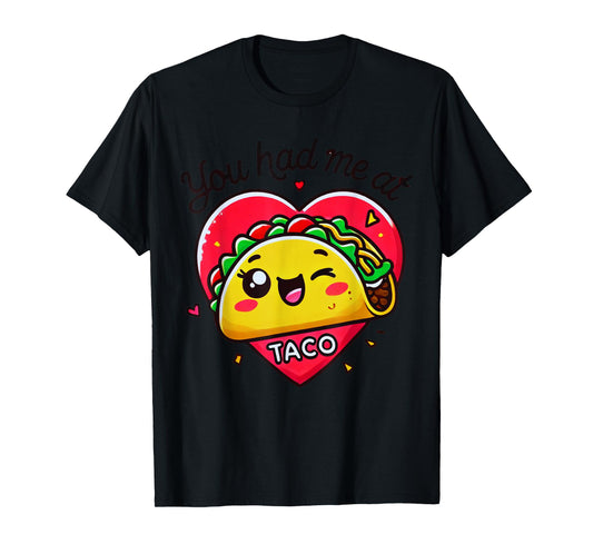 Cute Taco Pun – Kawaii Food Design T-Shirt
