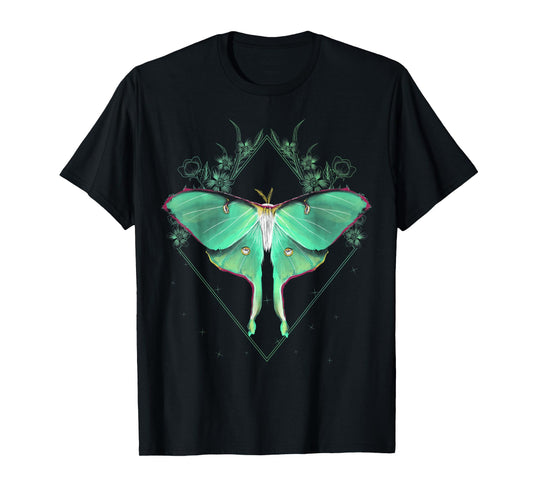 Cute Luna Moth Beautiful Butterfly Insect Lover Themed T-Shirt