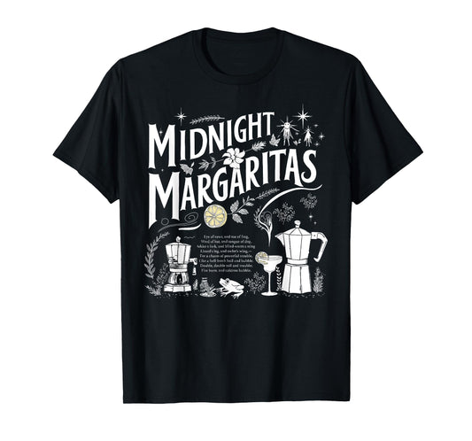 Trick Or Treat Spooky Season Midnight Margaritas Halloween T-Shirt