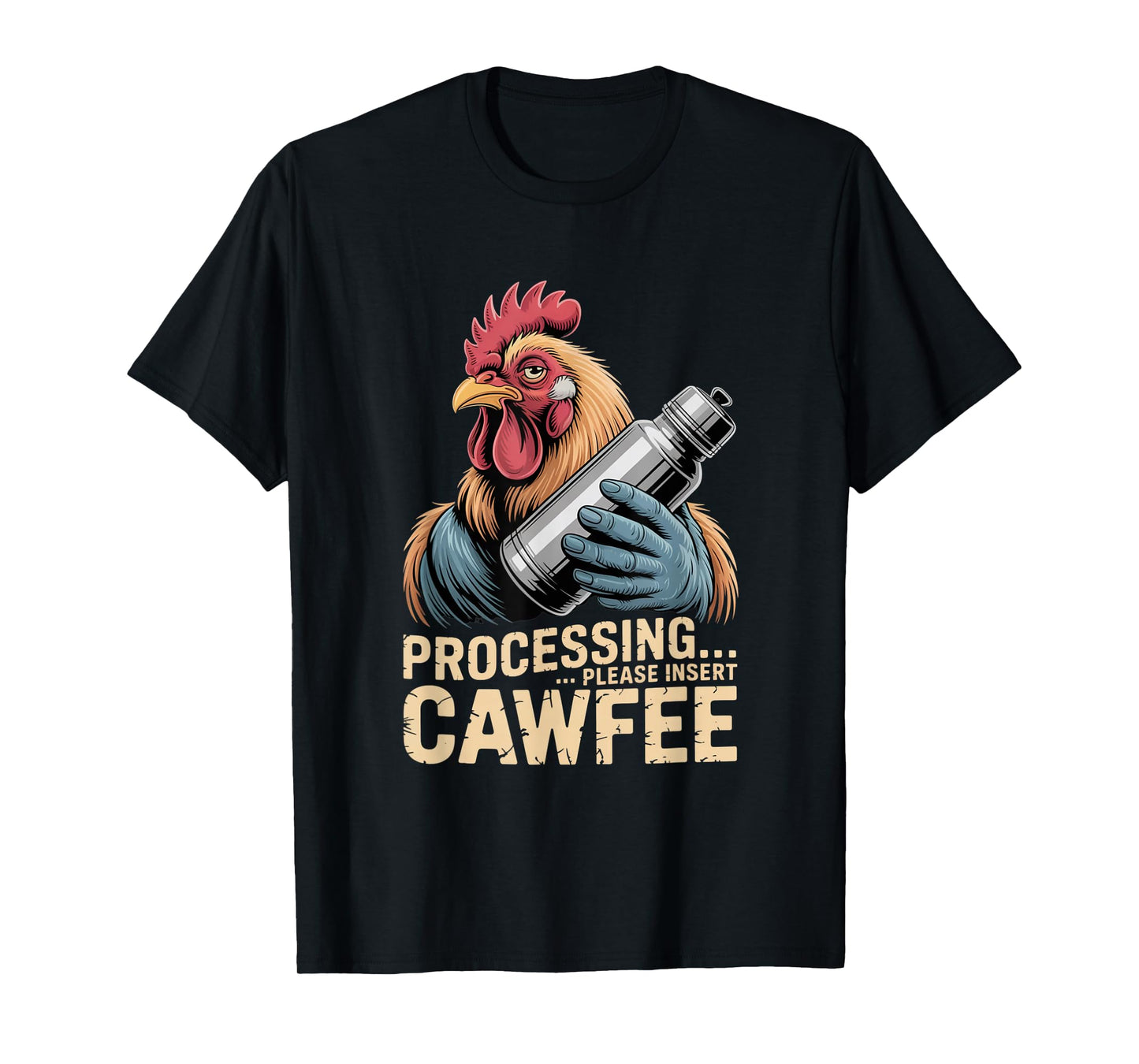 Funny Coffee Lover F-CAW-F Cawfee T-Shirt
