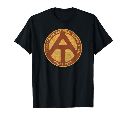 Appalachian Trail Marker Retro National Scenic Trail T-Shirt