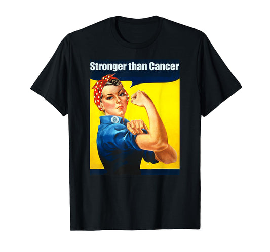 ROSIE THE RIVETER STRONGER THAN CANCER SURVIVOR T-Shirt