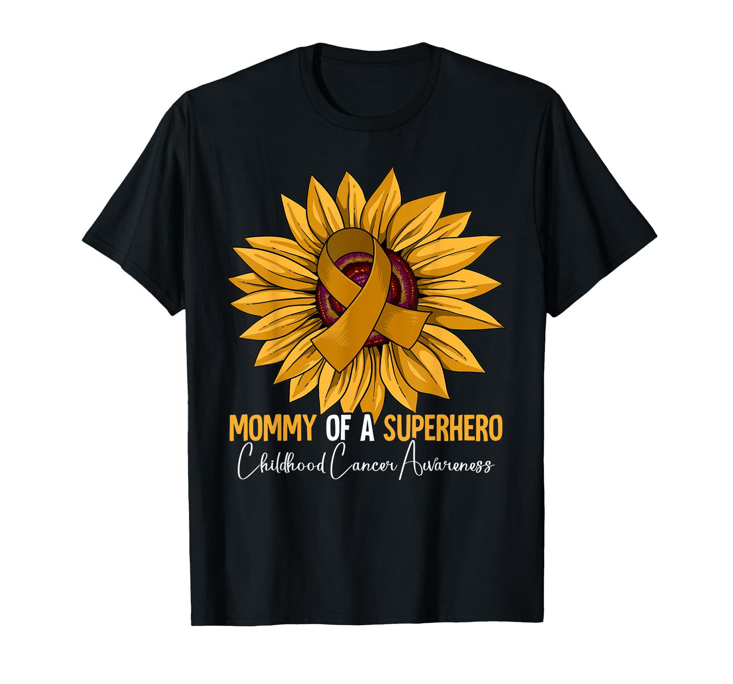 Mom Mother Childhood Cancer Awareness T-Shirt