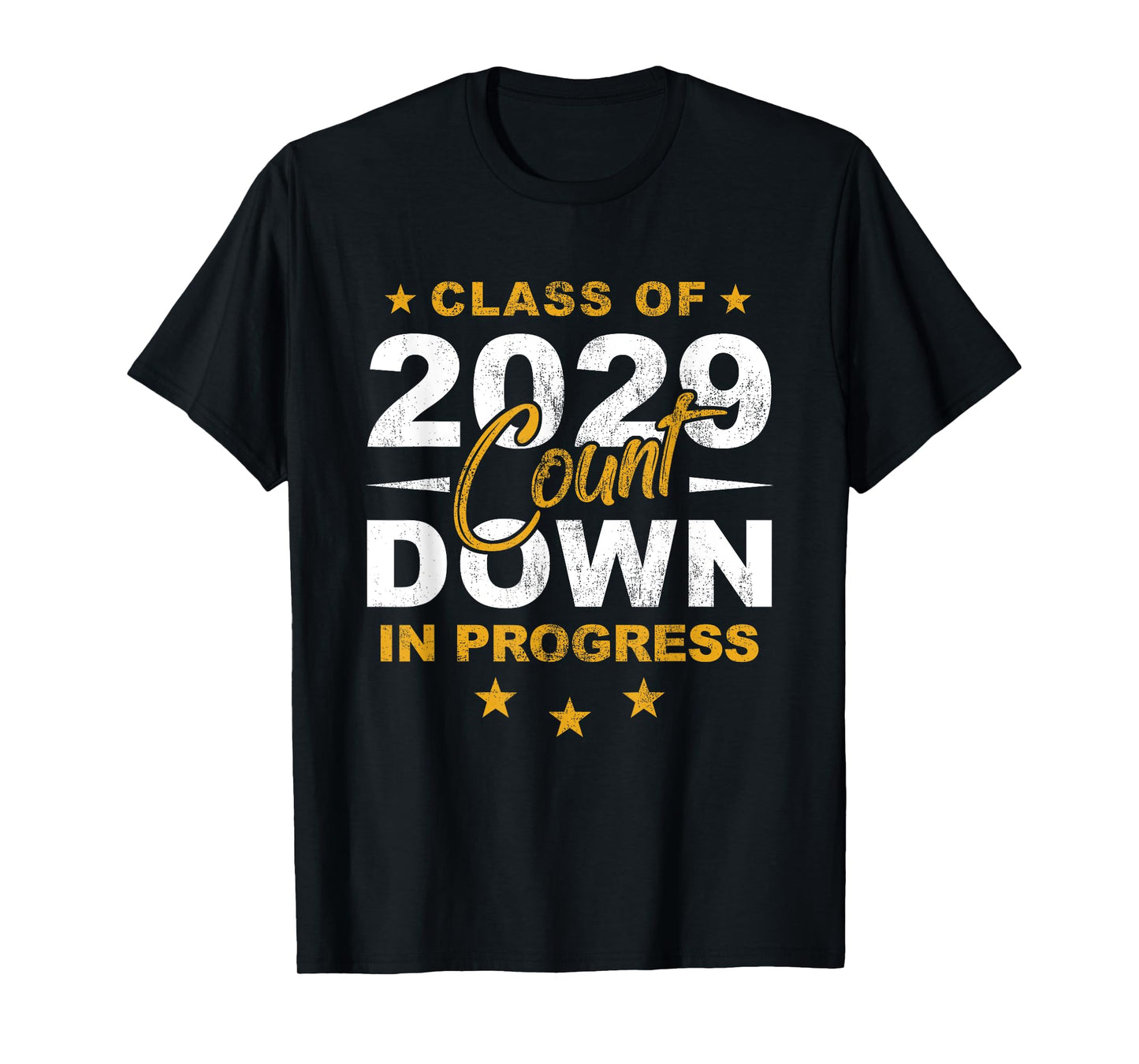 Class Of 2029 Count Down Graduating Fun First Day 8th Grader T-Shirt