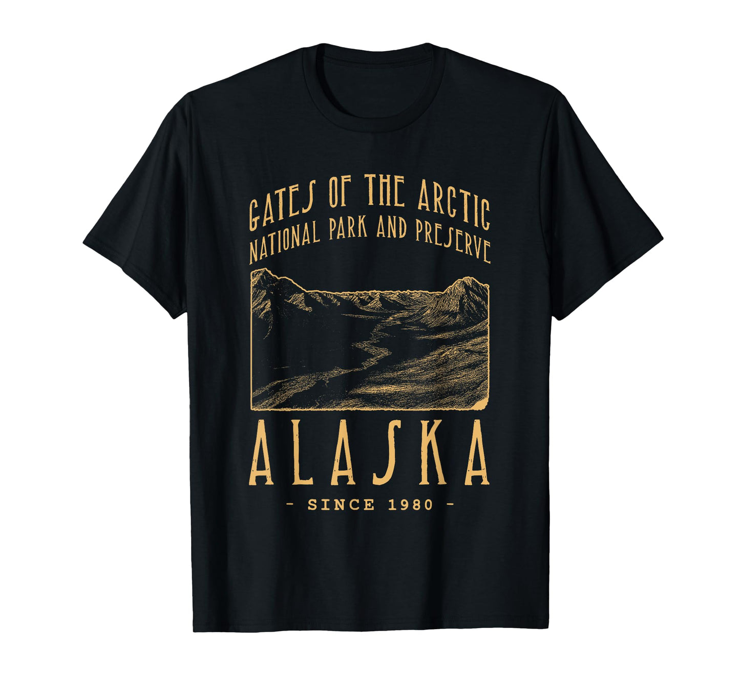 GATES OF THE ARTIC NATIONAL PARK, ALASKA. CAMPING, HIKER T-Shirt