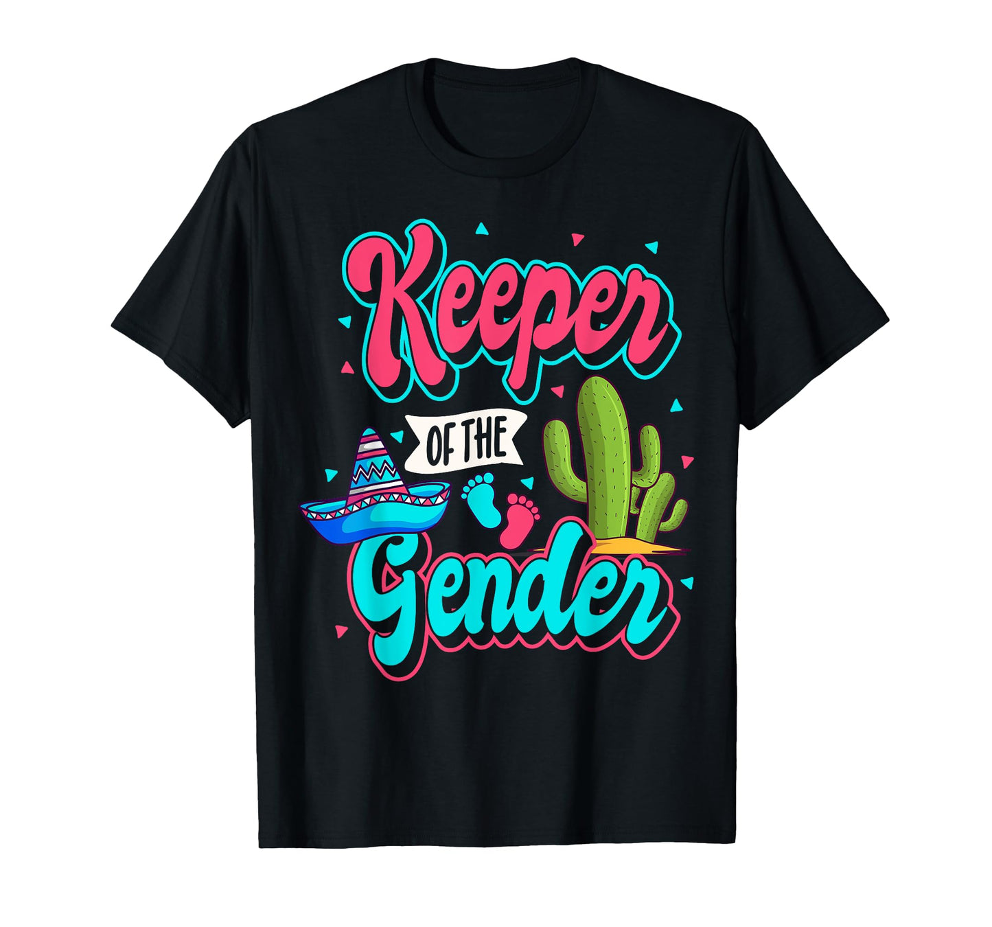 Mexican Gender Reveal Cinco de Mayo Baby Shower Party Fiesta T-Shirt