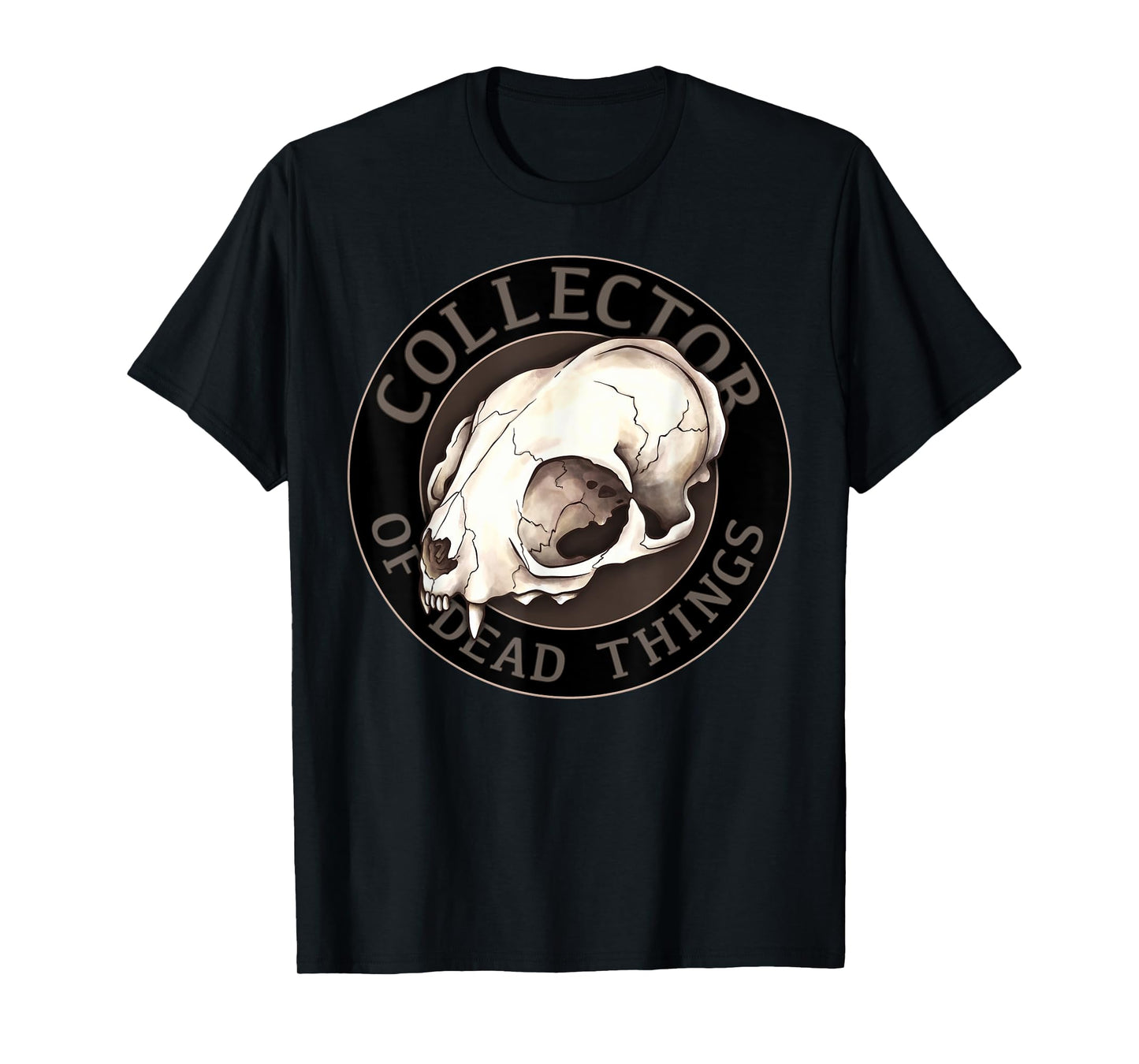 Vulture Culture Cat Skull Witchcraft Occult Gothic Oddities T-Shirt for Men Women