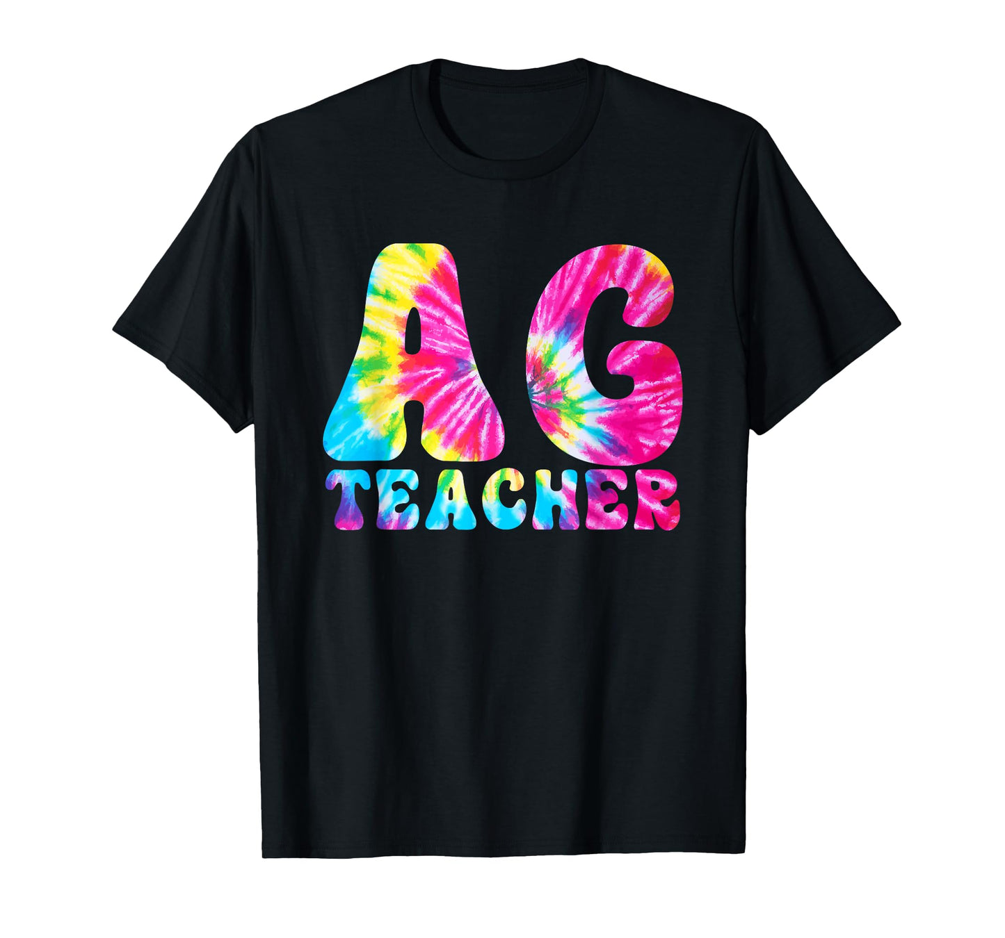 AG Teacher Tie Dye Agriculture Teacher T-Shirt for Men Women Girls Kids