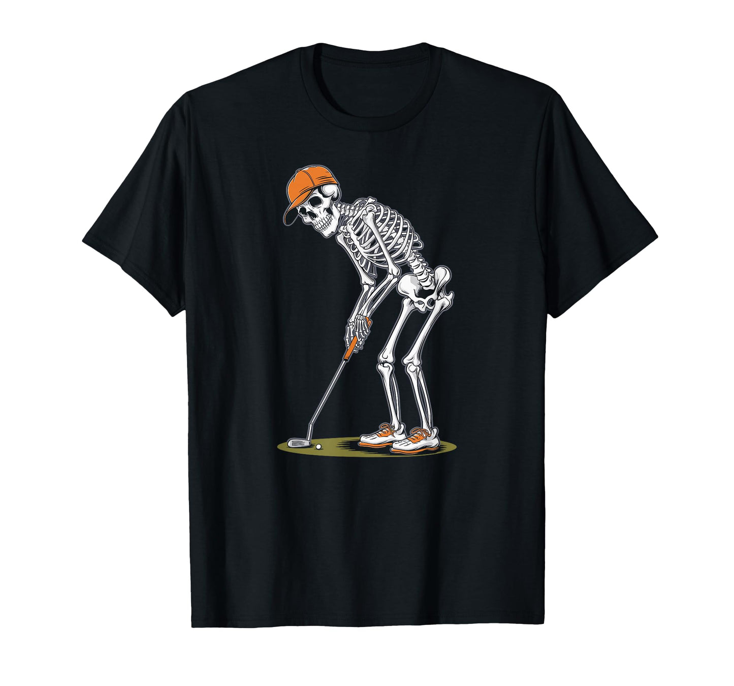 Funny Skeleton Golfer Design for Retired Golf Lovers T-Shirt