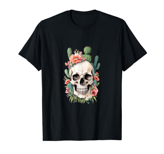 Desert Skull Garden Art T-Shirt