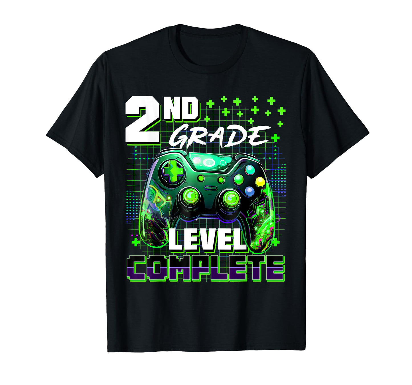 Controller Second 2nd Grade Level Complete Graduation Boys T-Shirt