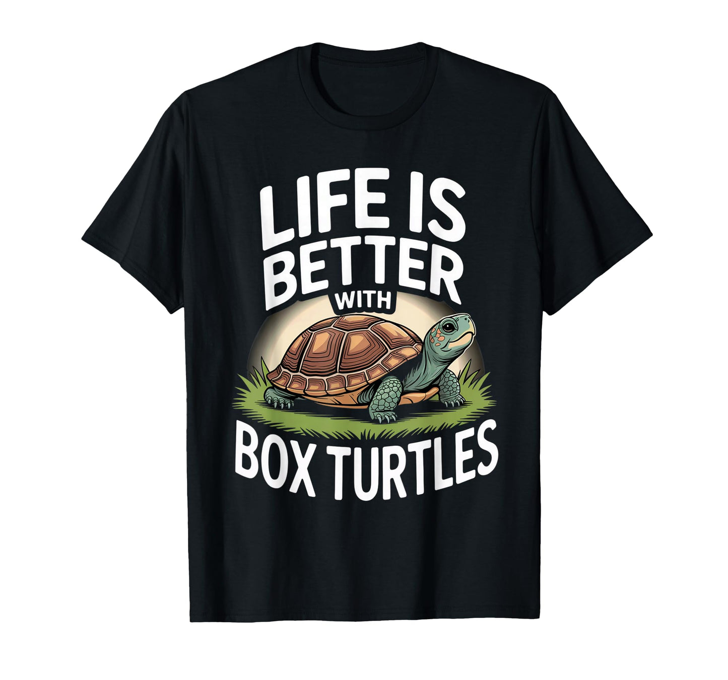 Box Turtle Design for Turtle Lovers and Wildlife Fans T-Shirt