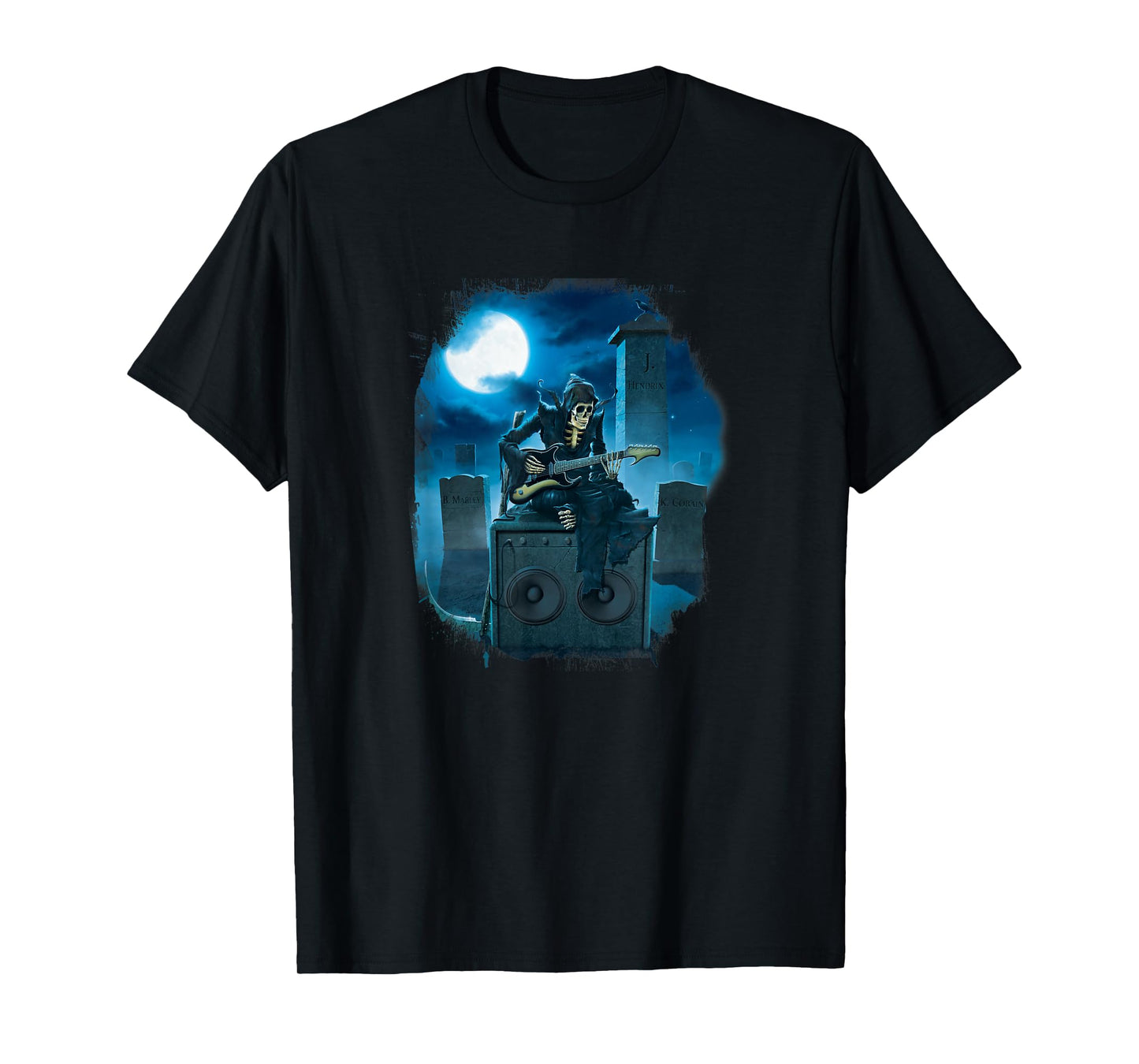 Tribute Cemetary Skeleton, Vincent HIE Art T-Shirt