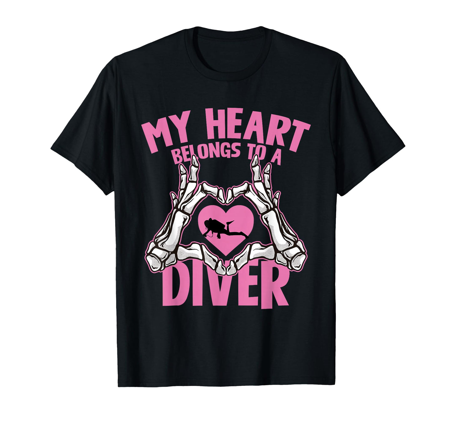 My Heart Belongs to A Diver Scuba Love Ocean T-Shirt