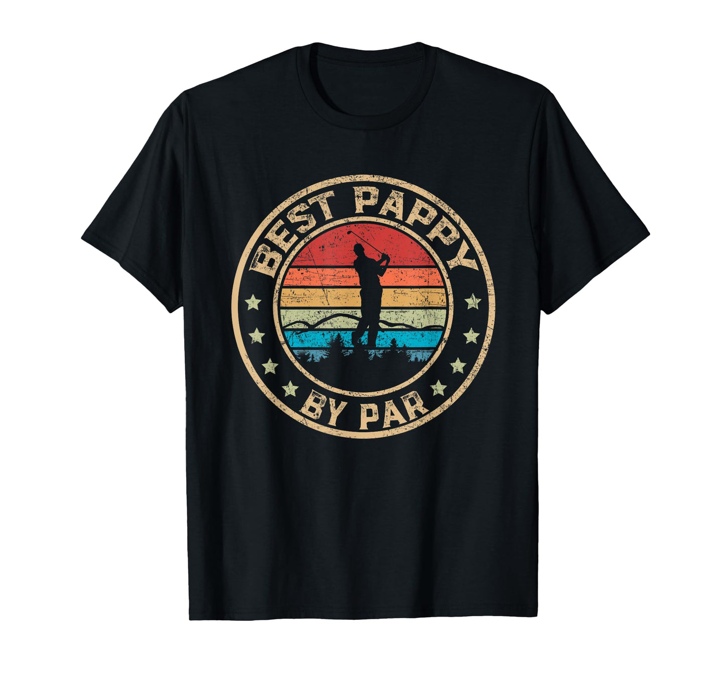 Best Pappy by Par Daddy Golf Lover Golfer T-Shirt