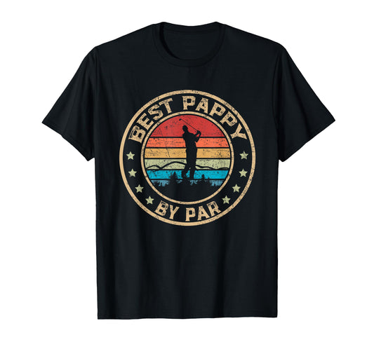 Best Pappy by Par Daddy Golf Lover Golfer T-Shirt