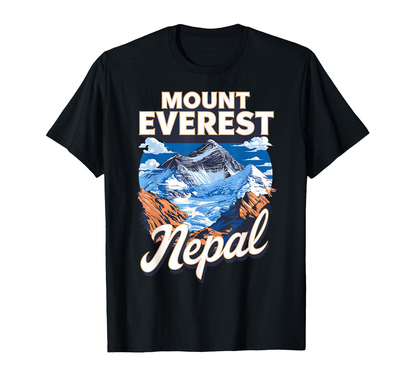 Scenic View of Mount Everest Nepal T-Shirt