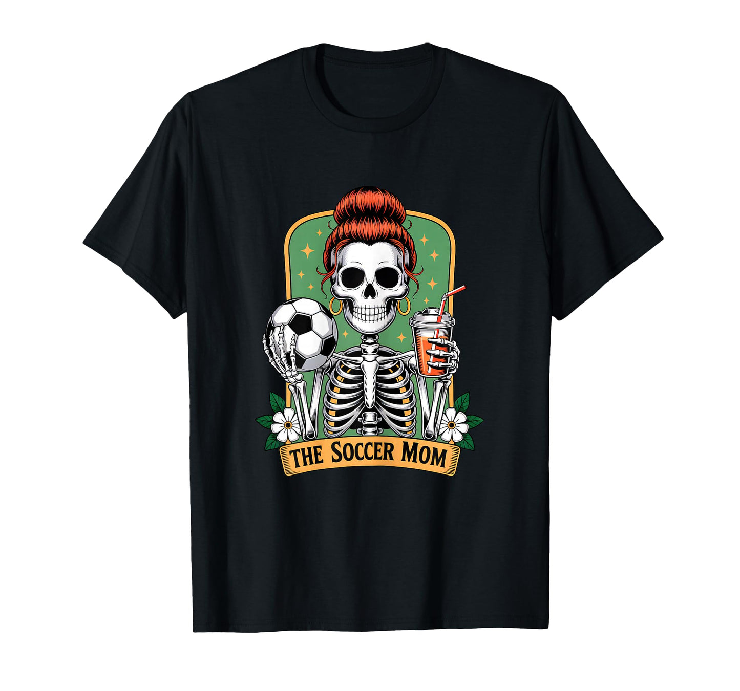 The Soccer Mom Tarot Card Skeleton Game Day Proud Moms T-Shirt