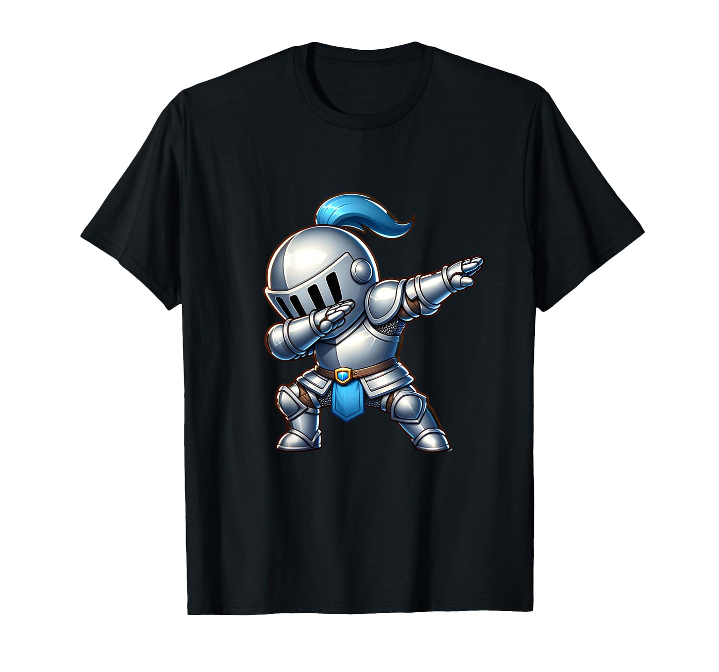 Kids Ren Faire Dabbing Medieval Knight Funny Renaissance Fair T-Shirt
