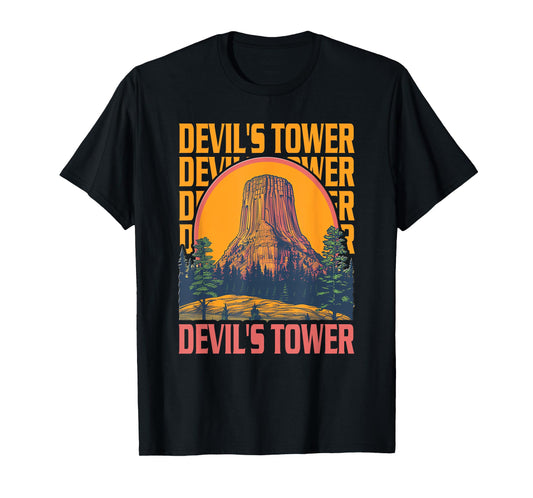 Devils Tower Tshirt - Devils Tower T-Shirt