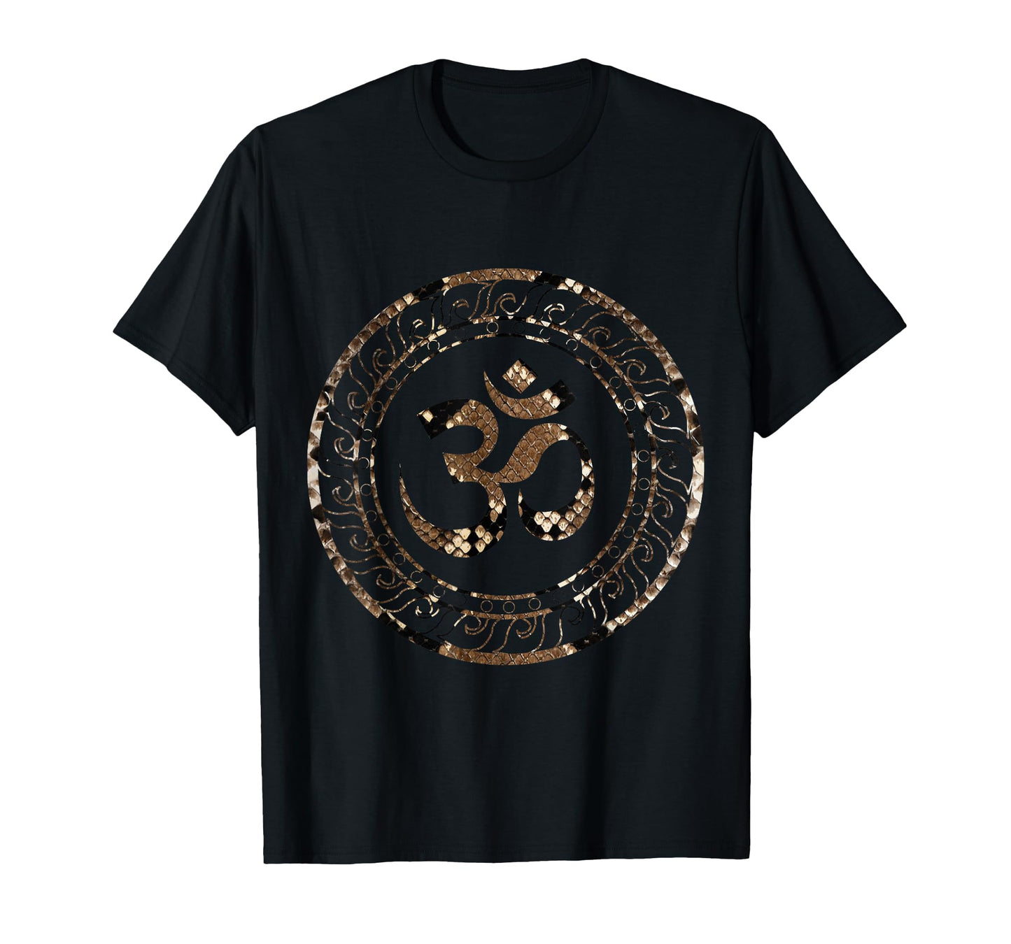 Zen Gift Ideas Om Ohm Aum Spiritual Yoga Unisex-Adults Black Short Sleeve Modern Casual T-Shirt