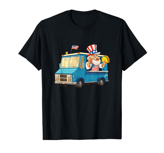 Amazing Patriotic Taco Food Truck Costume T-Shirt