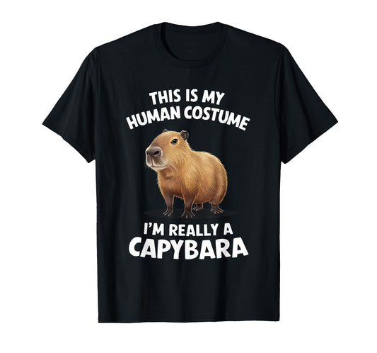 This is My Human Costume I'm Really a Capybara T-Shirt