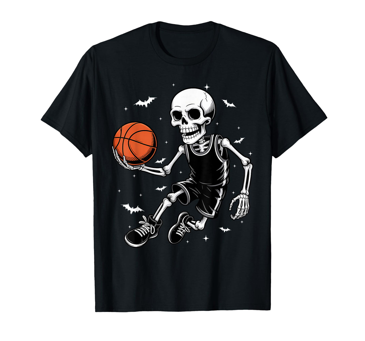Funny Basketball Skeletons Halloween Costume T-Shirt