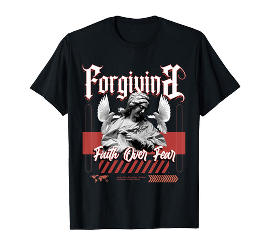 Faith Over Fear Dune Red 13s Matching Tee For Men Women T-Shirt