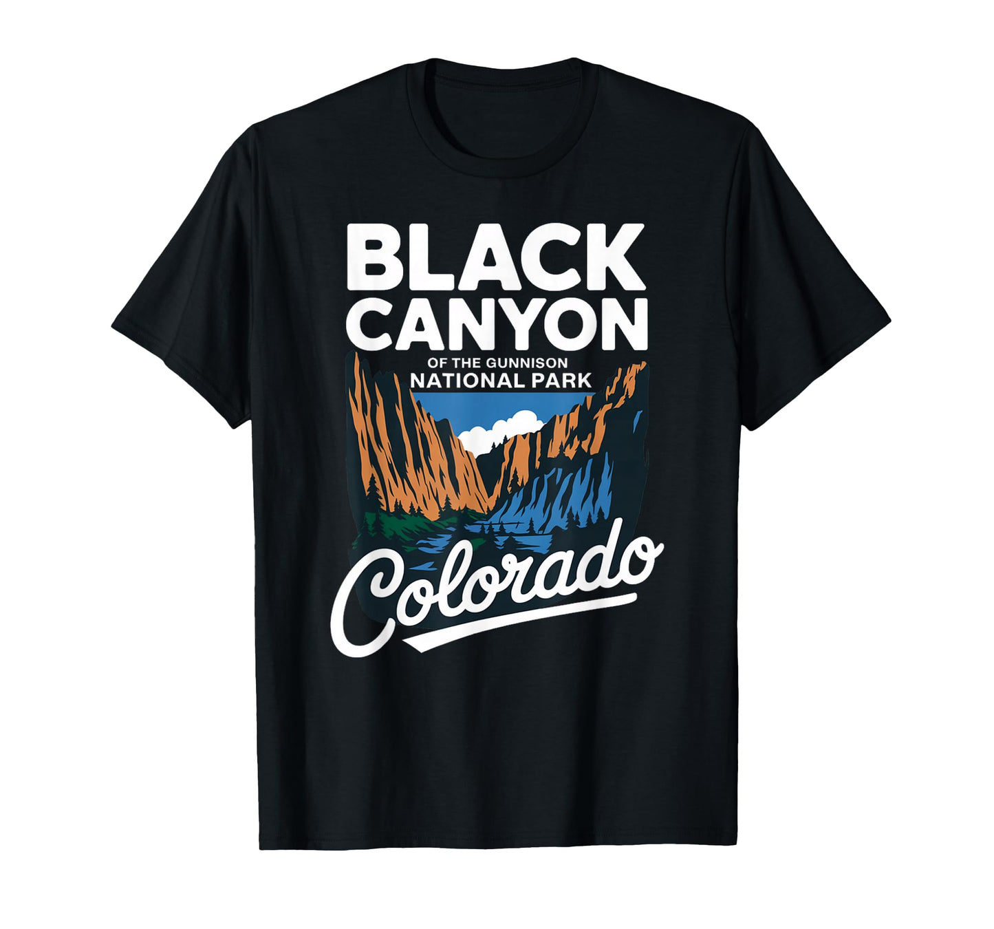 Colorado Gunnison Black Canyon National Park Scenic T-Shirt