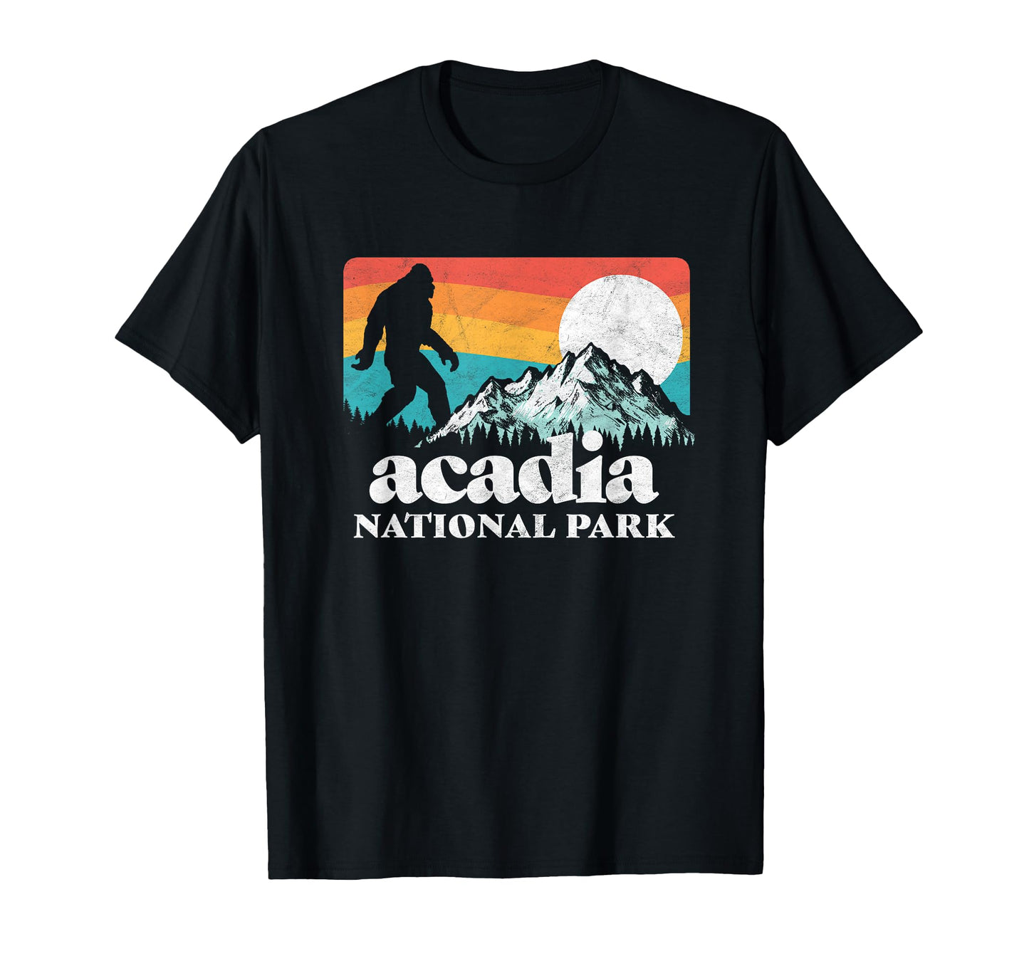 Acadia National Park Maine Bigfoot Mountains T-Shirt T-Shirt
