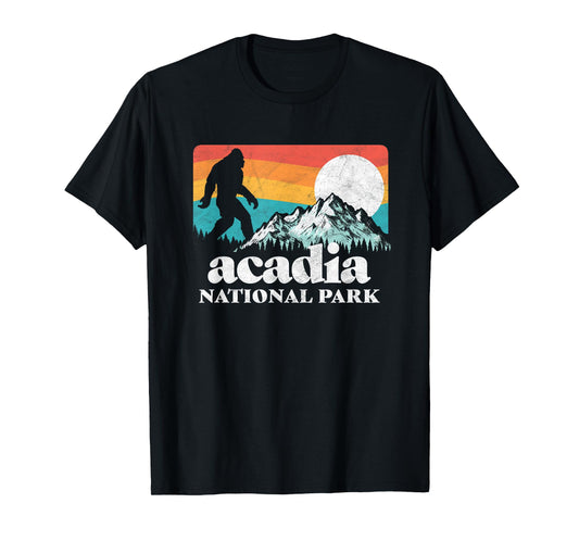 Acadia National Park Maine Bigfoot Mountains T-Shirt T-Shirt