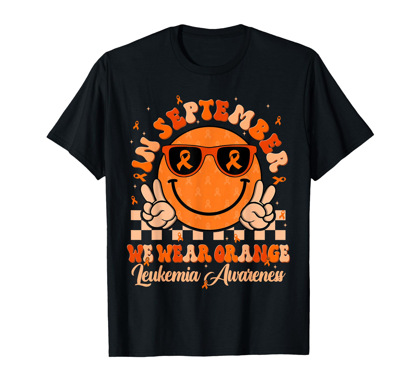 September Wear Orange Leukemia Awareness Men Women Kid T-Shirt