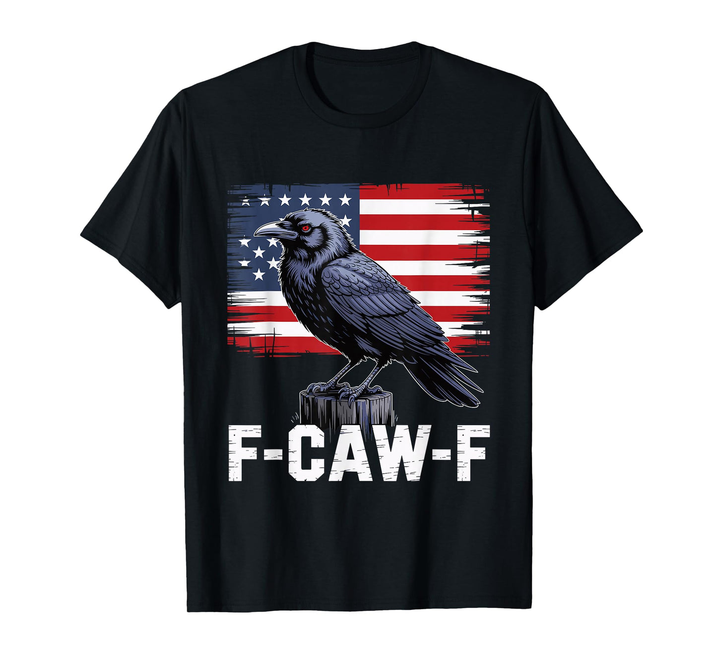 F-Caw-F Raven Moon Gothic Halloween, Black Crow Bird Lover T-Shirt